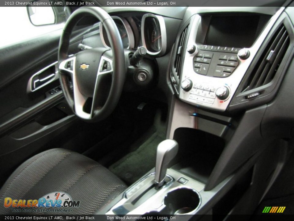 2013 Chevrolet Equinox LT AWD Black / Jet Black Photo #19