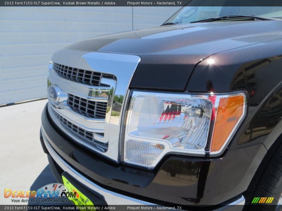 2013 Ford F150 XLT SuperCrew Kodiak Brown Metallic / Adobe Photo #12