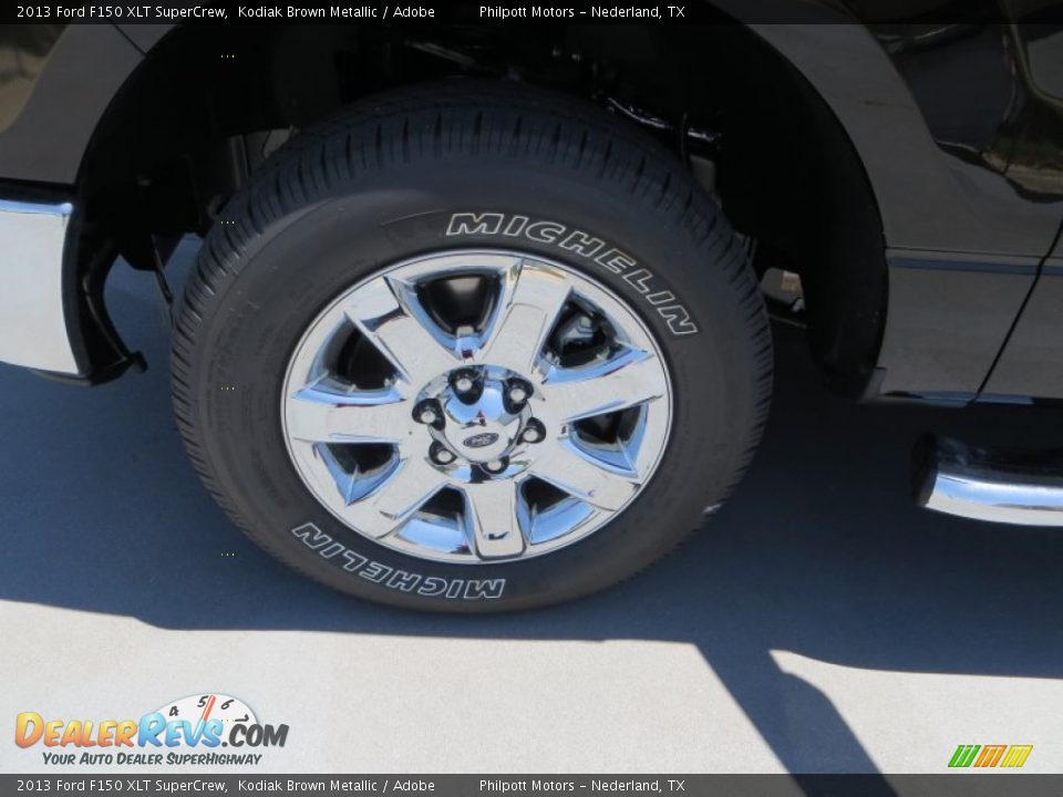 2013 Ford F150 XLT SuperCrew Kodiak Brown Metallic / Adobe Photo #13