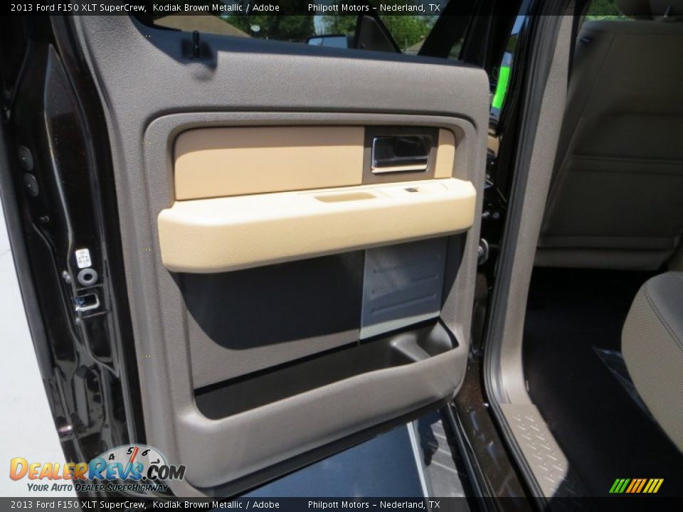 2013 Ford F150 XLT SuperCrew Kodiak Brown Metallic / Adobe Photo #22