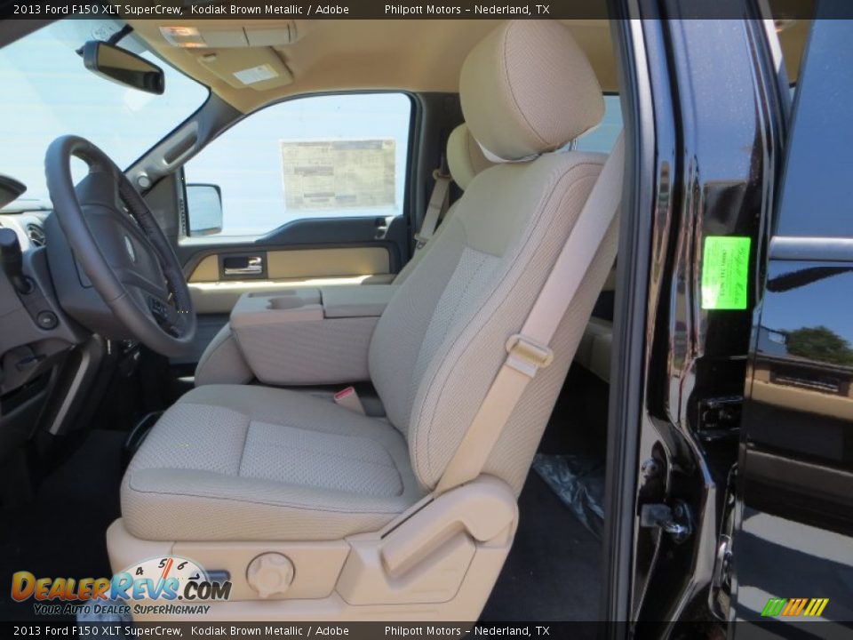 2013 Ford F150 XLT SuperCrew Kodiak Brown Metallic / Adobe Photo #25