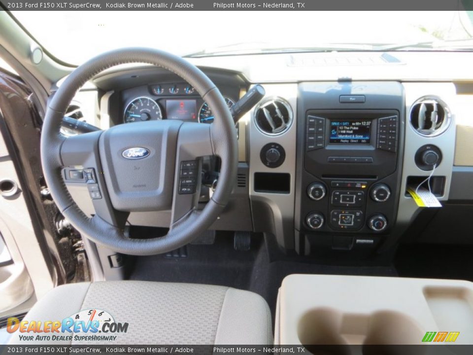 2013 Ford F150 XLT SuperCrew Kodiak Brown Metallic / Adobe Photo #27