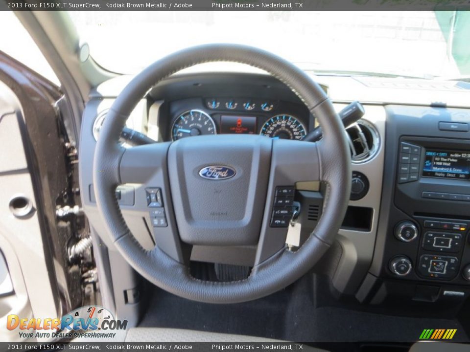 2013 Ford F150 XLT SuperCrew Kodiak Brown Metallic / Adobe Photo #31