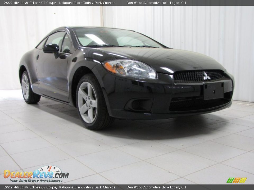 2009 Mitsubishi Eclipse GS Coupe Kalapana Black Satin / Dark Charcoal Photo #1