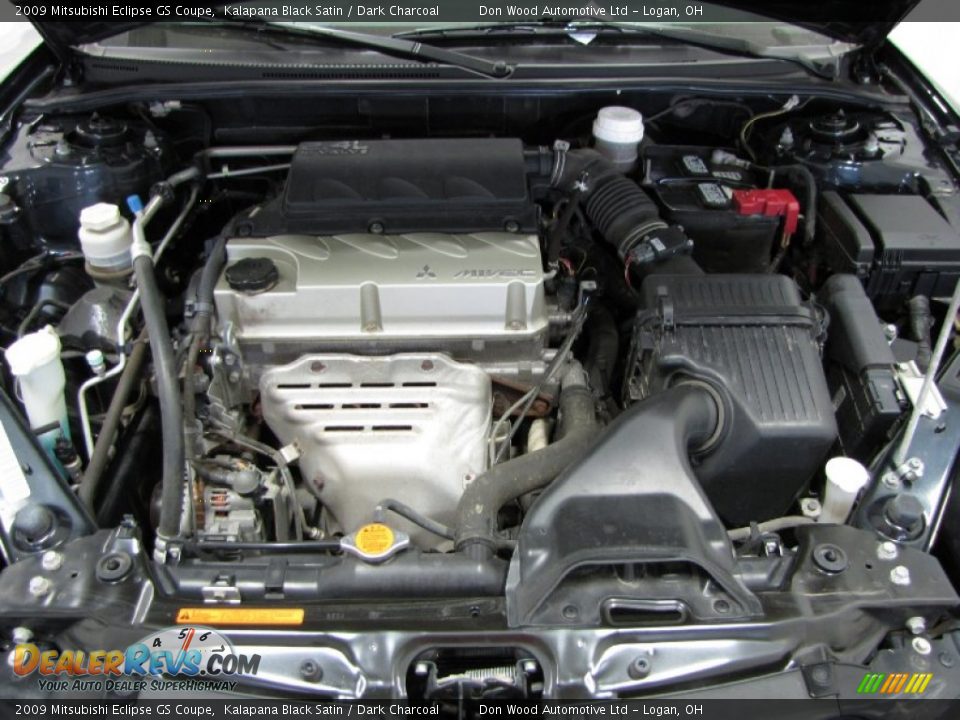 2009 Mitsubishi Eclipse GS Coupe Kalapana Black Satin / Dark Charcoal Photo #4