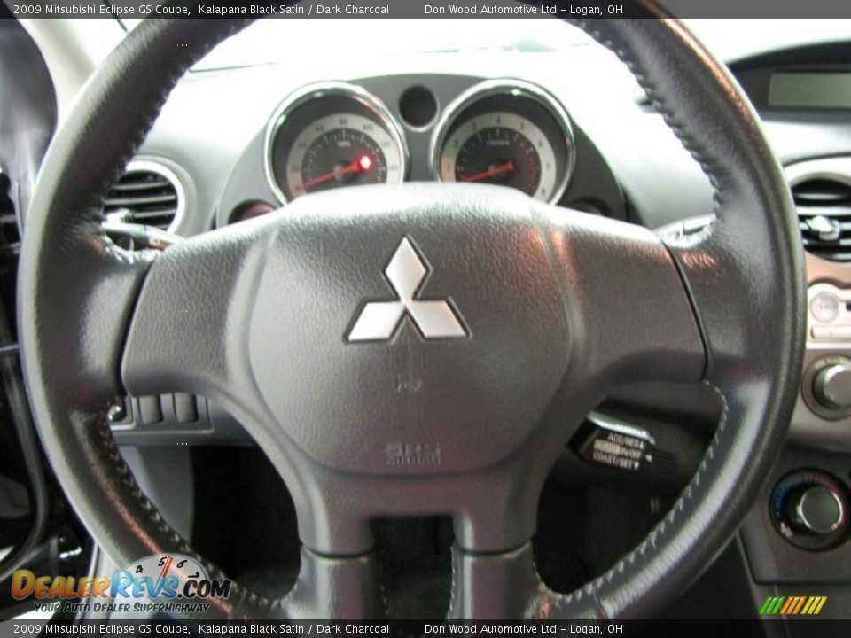 2009 Mitsubishi Eclipse GS Coupe Kalapana Black Satin / Dark Charcoal Photo #12