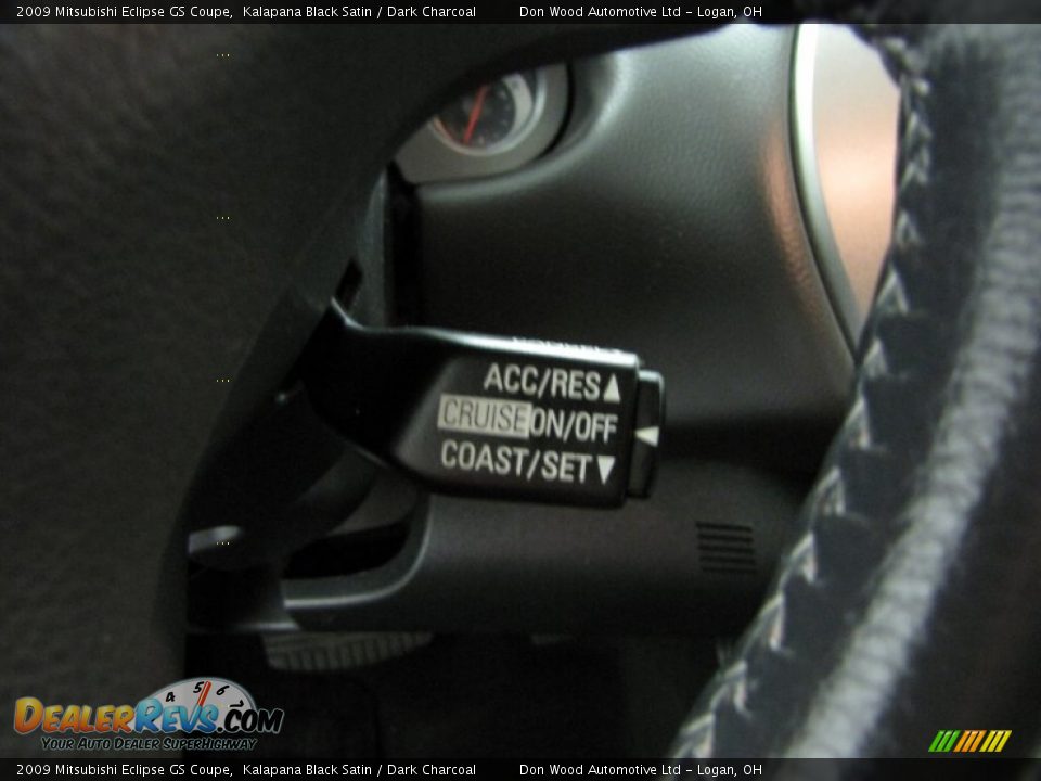 2009 Mitsubishi Eclipse GS Coupe Kalapana Black Satin / Dark Charcoal Photo #13