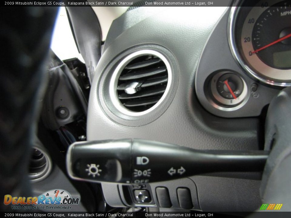 2009 Mitsubishi Eclipse GS Coupe Kalapana Black Satin / Dark Charcoal Photo #14