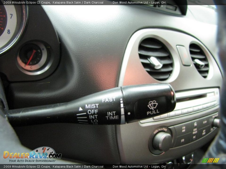 2009 Mitsubishi Eclipse GS Coupe Kalapana Black Satin / Dark Charcoal Photo #15