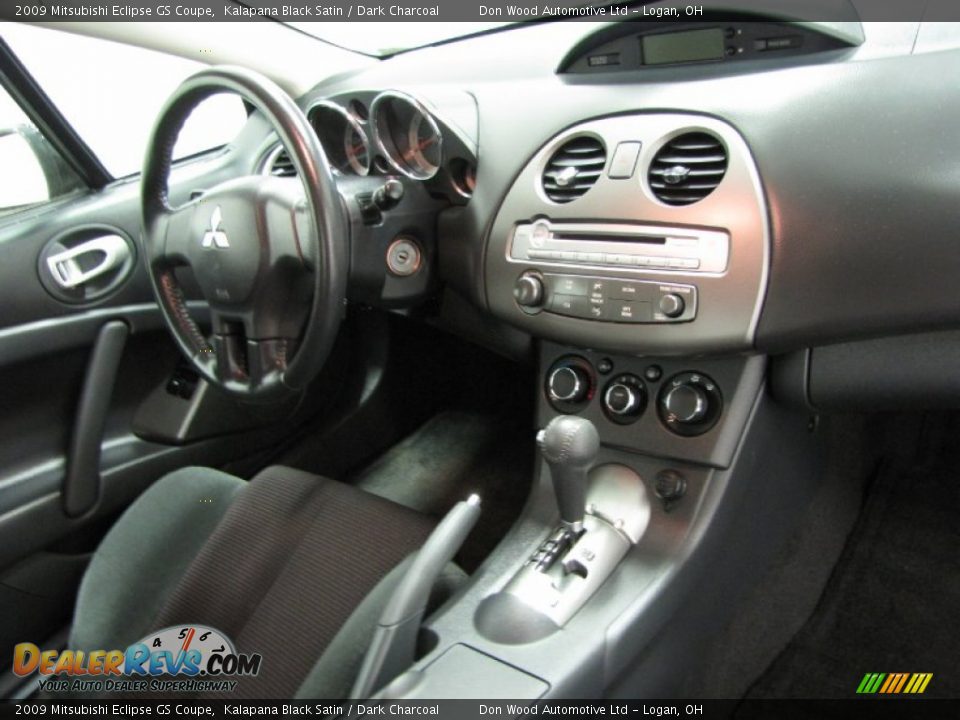 2009 Mitsubishi Eclipse GS Coupe Kalapana Black Satin / Dark Charcoal Photo #17