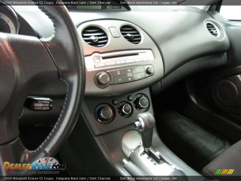 2009 Mitsubishi Eclipse GS Coupe Kalapana Black Satin / Dark Charcoal Photo #18