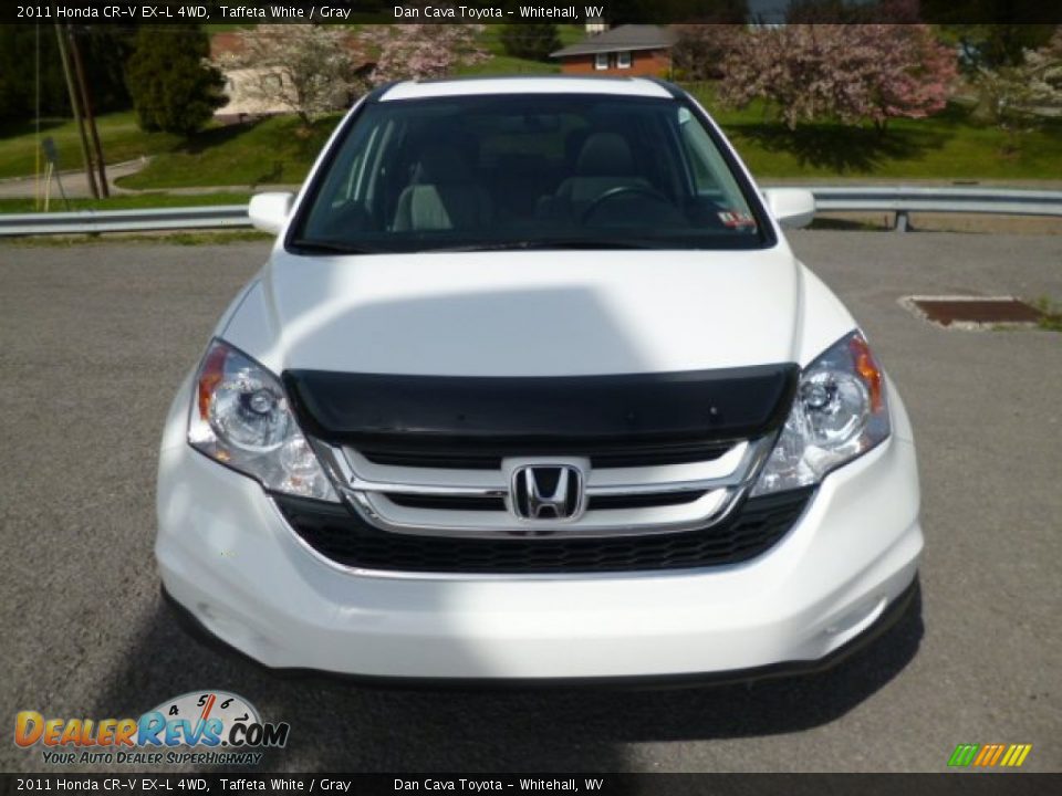 2011 Honda CR-V EX-L 4WD Taffeta White / Gray Photo #2