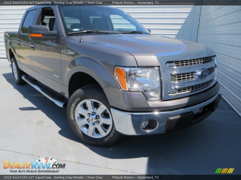 2013 Ford F150 XLT SuperCrew Sterling Gray Metallic / Steel Gray Photo #2