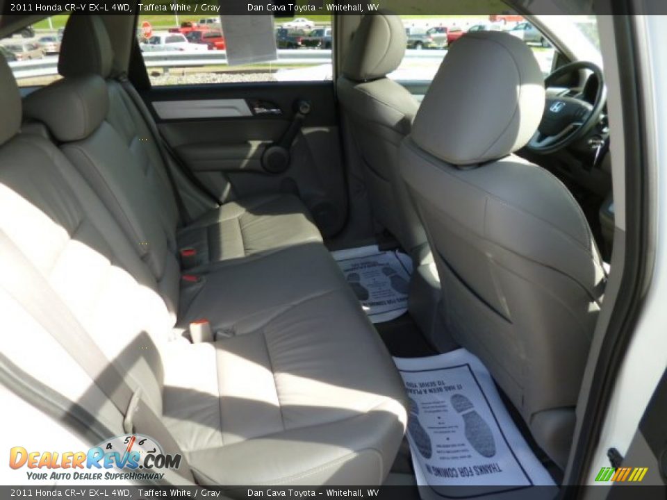 2011 Honda CR-V EX-L 4WD Taffeta White / Gray Photo #10