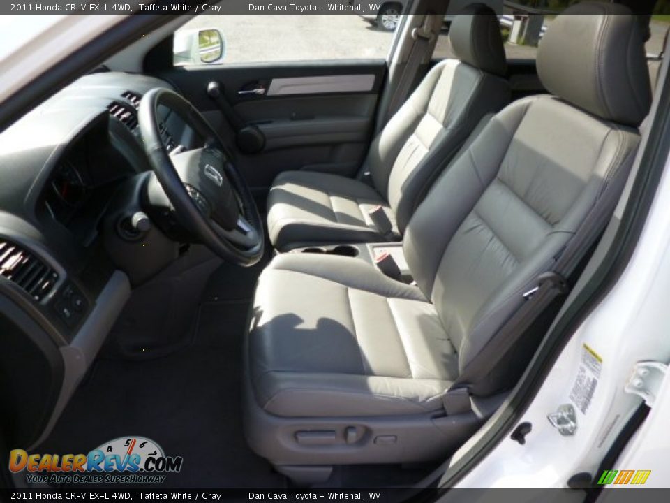 2011 Honda CR-V EX-L 4WD Taffeta White / Gray Photo #11