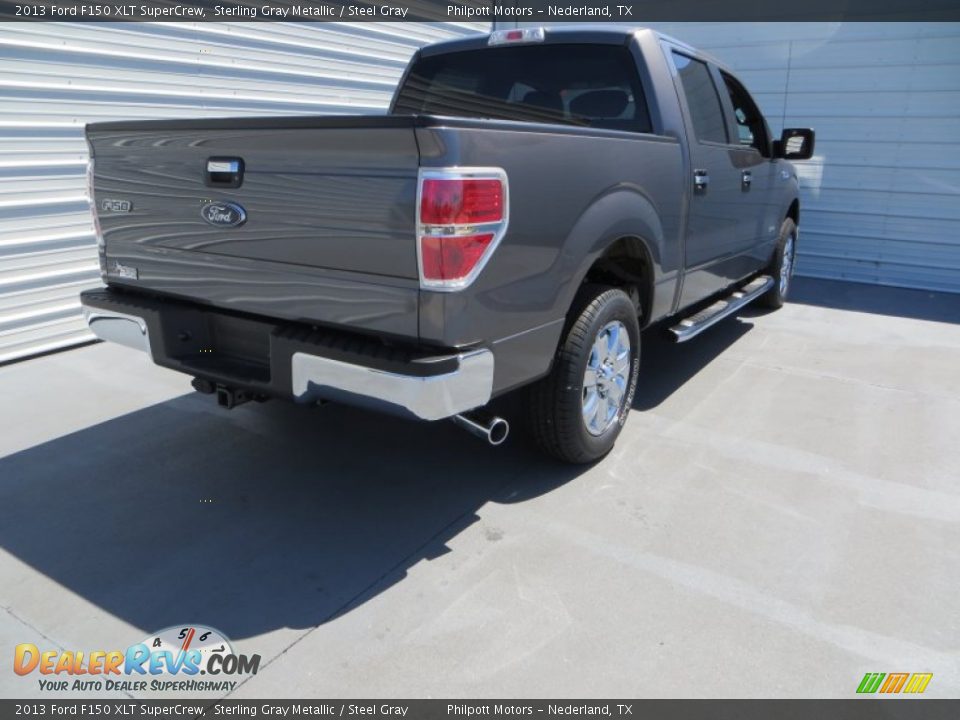 2013 Ford F150 XLT SuperCrew Sterling Gray Metallic / Steel Gray Photo #4