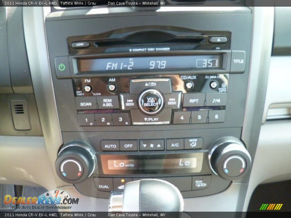 2011 Honda CR-V EX-L 4WD Taffeta White / Gray Photo #14