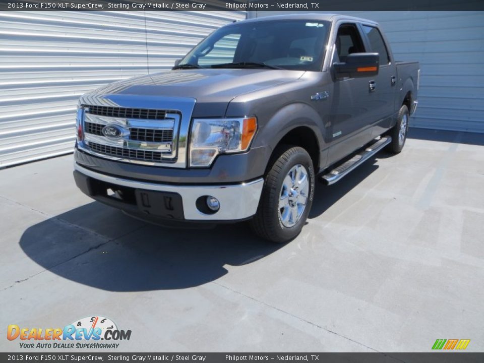 2013 Ford F150 XLT SuperCrew Sterling Gray Metallic / Steel Gray Photo #9