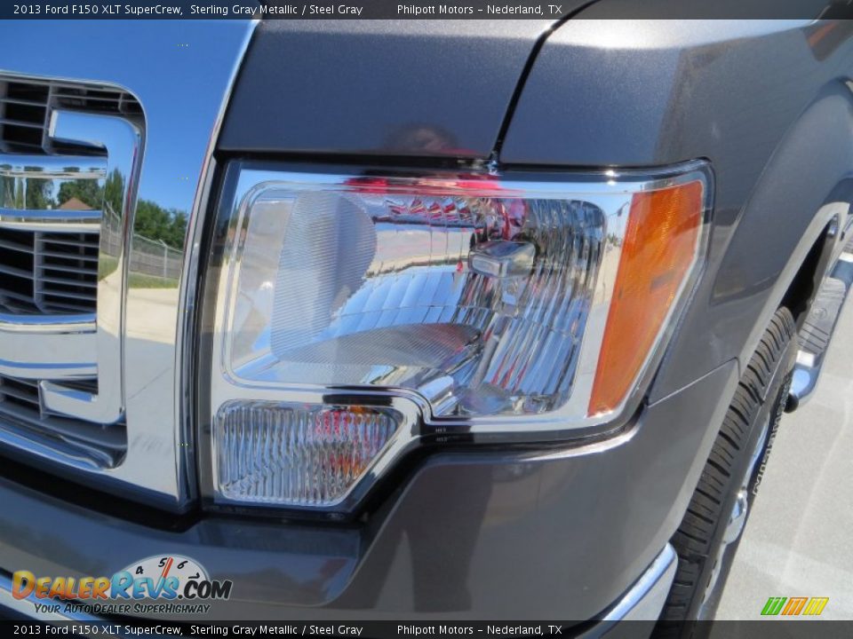 2013 Ford F150 XLT SuperCrew Sterling Gray Metallic / Steel Gray Photo #11