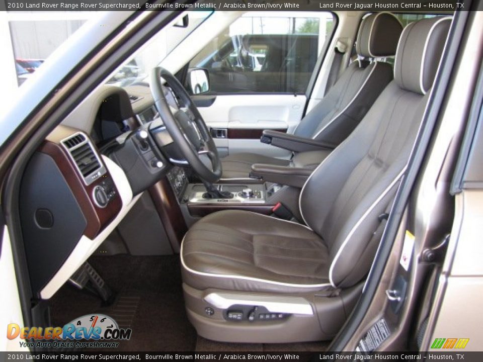 Front Seat of 2010 Land Rover Range Rover Supercharged Photo #3