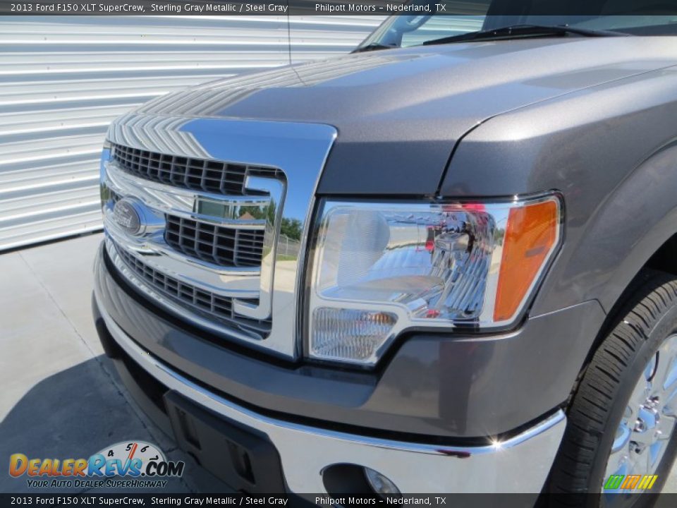 2013 Ford F150 XLT SuperCrew Sterling Gray Metallic / Steel Gray Photo #12