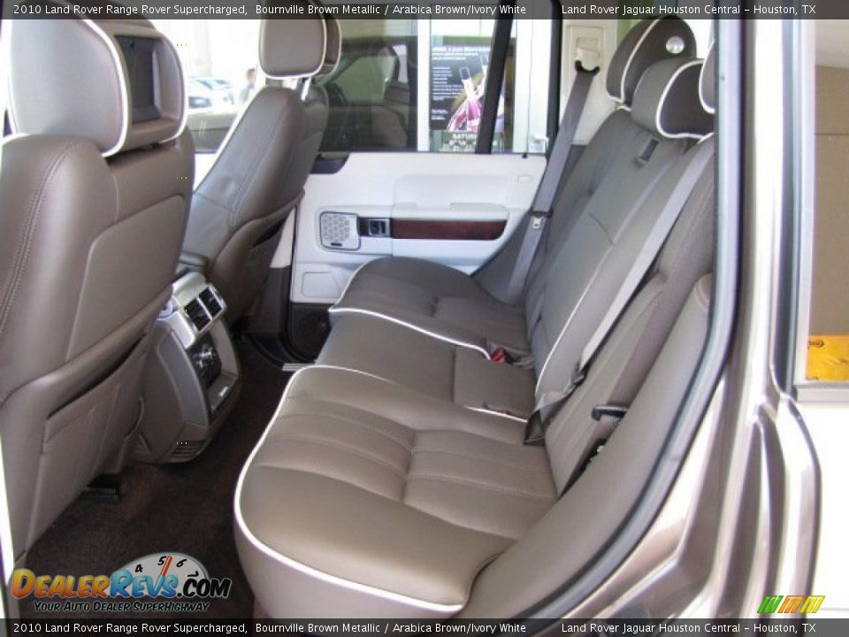 Rear Seat of 2010 Land Rover Range Rover Supercharged Photo #4