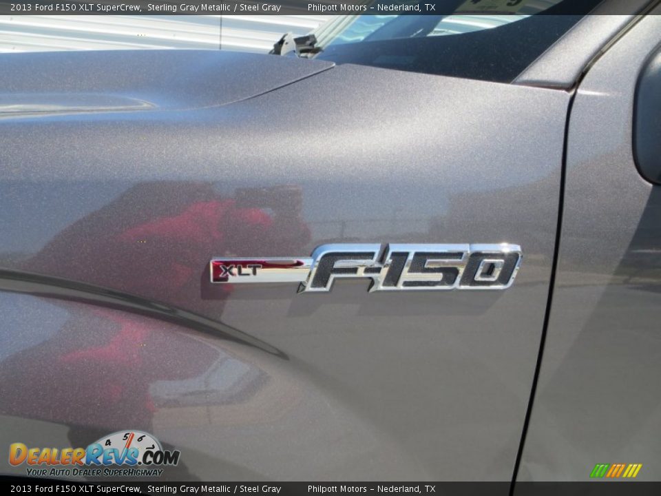 2013 Ford F150 XLT SuperCrew Sterling Gray Metallic / Steel Gray Photo #14