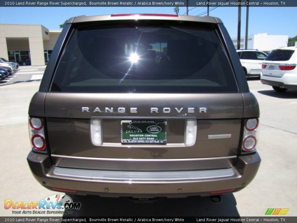 2010 Land Rover Range Rover Supercharged Bournville Brown Metallic / Arabica Brown/Ivory White Photo #7