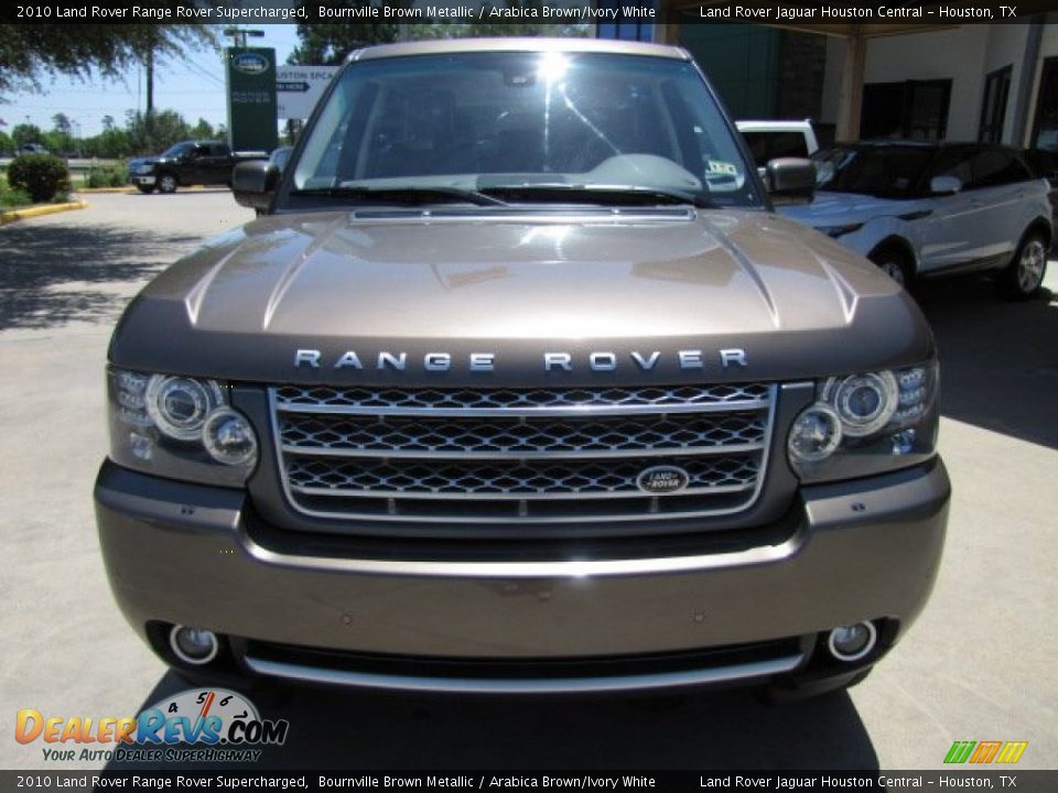 2010 Land Rover Range Rover Supercharged Bournville Brown Metallic / Arabica Brown/Ivory White Photo #10