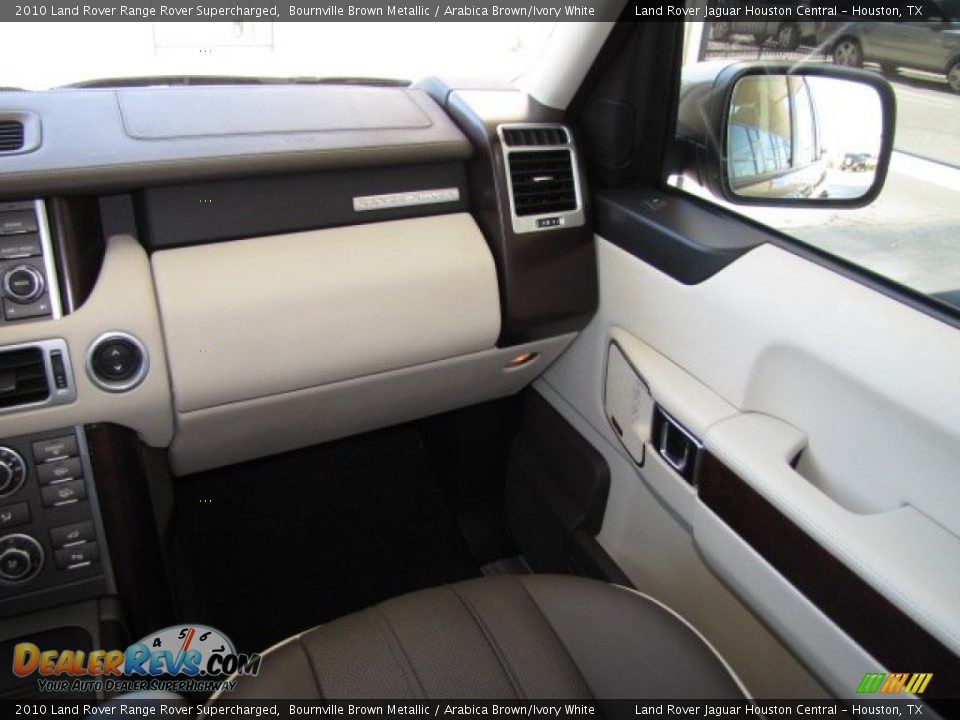 2010 Land Rover Range Rover Supercharged Bournville Brown Metallic / Arabica Brown/Ivory White Photo #12