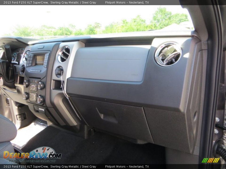 2013 Ford F150 XLT SuperCrew Sterling Gray Metallic / Steel Gray Photo #21