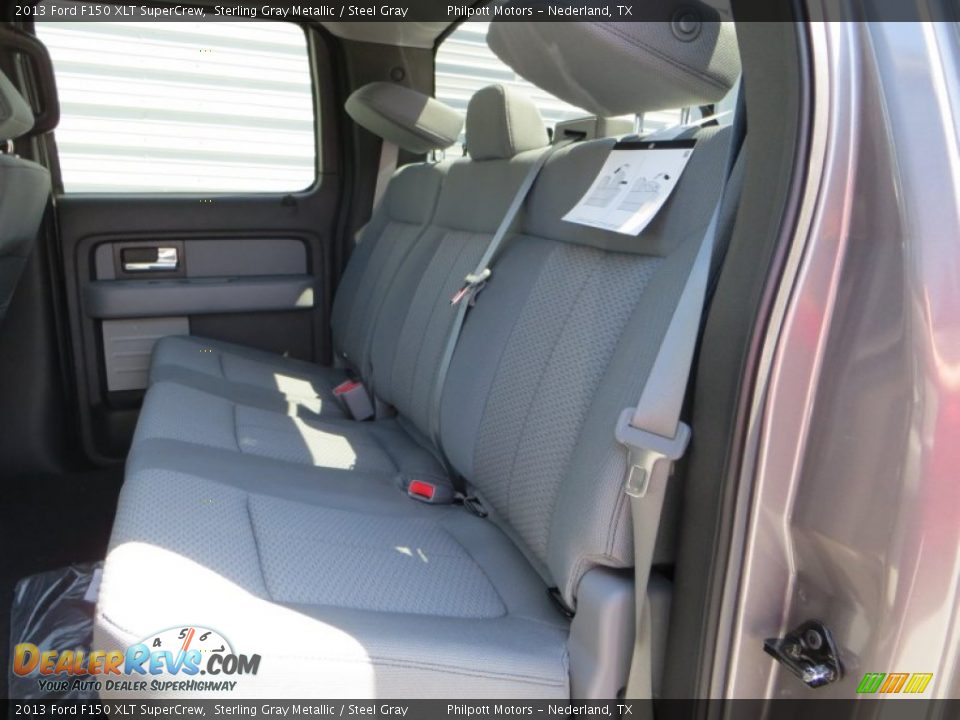 2013 Ford F150 XLT SuperCrew Sterling Gray Metallic / Steel Gray Photo #23