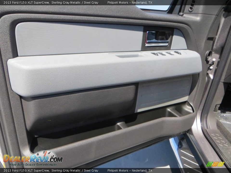 2013 Ford F150 XLT SuperCrew Sterling Gray Metallic / Steel Gray Photo #24