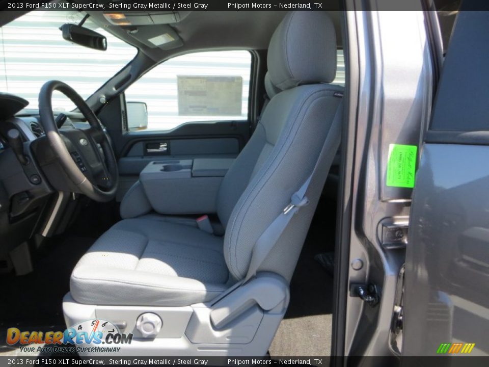 2013 Ford F150 XLT SuperCrew Sterling Gray Metallic / Steel Gray Photo #25