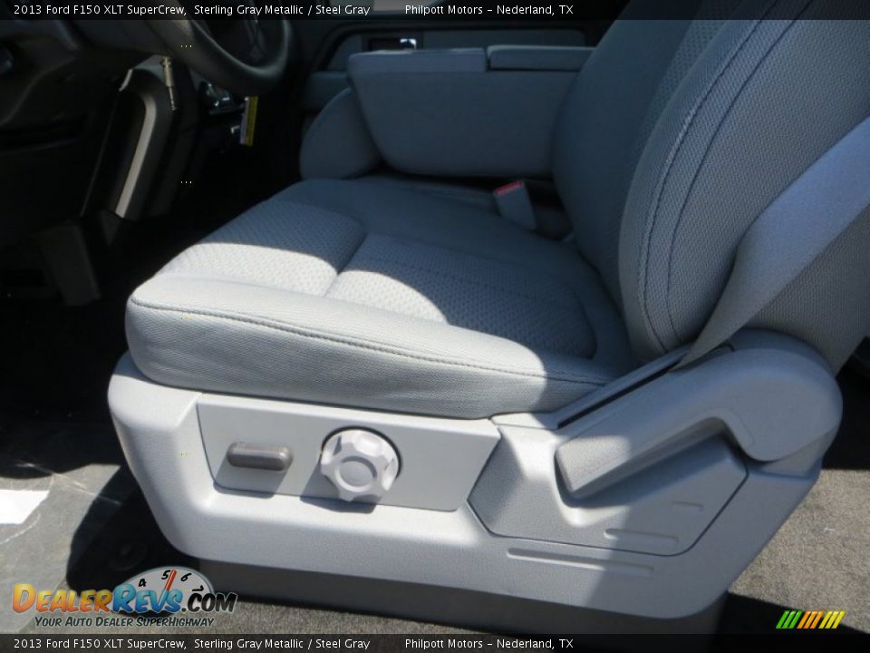 2013 Ford F150 XLT SuperCrew Sterling Gray Metallic / Steel Gray Photo #26