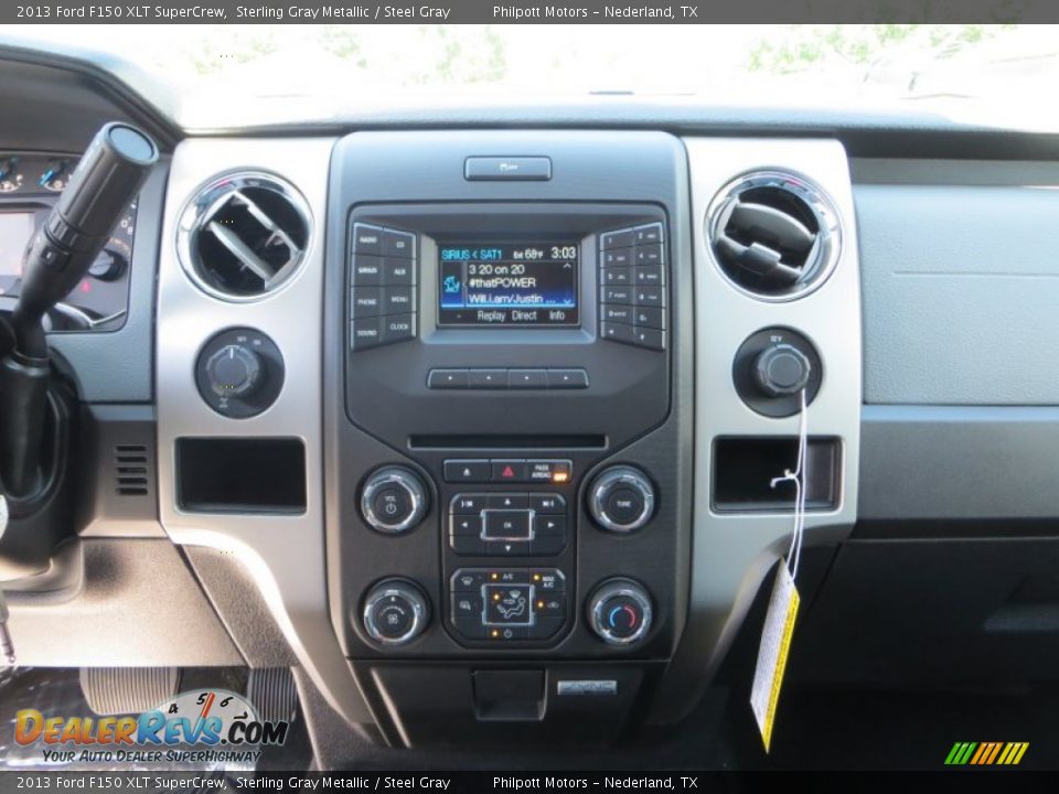 2013 Ford F150 XLT SuperCrew Sterling Gray Metallic / Steel Gray Photo #28