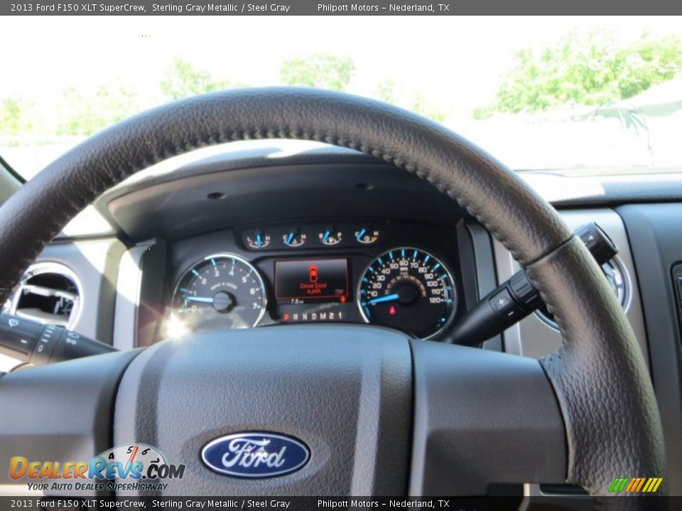 2013 Ford F150 XLT SuperCrew Sterling Gray Metallic / Steel Gray Photo #32