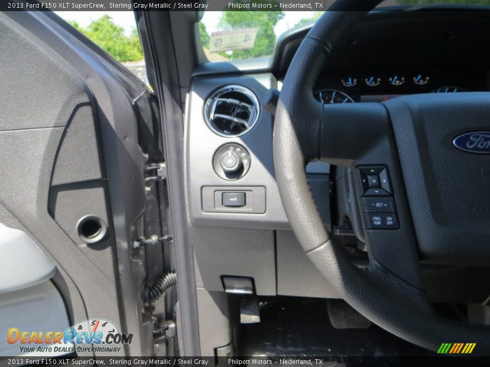 2013 Ford F150 XLT SuperCrew Sterling Gray Metallic / Steel Gray Photo #33