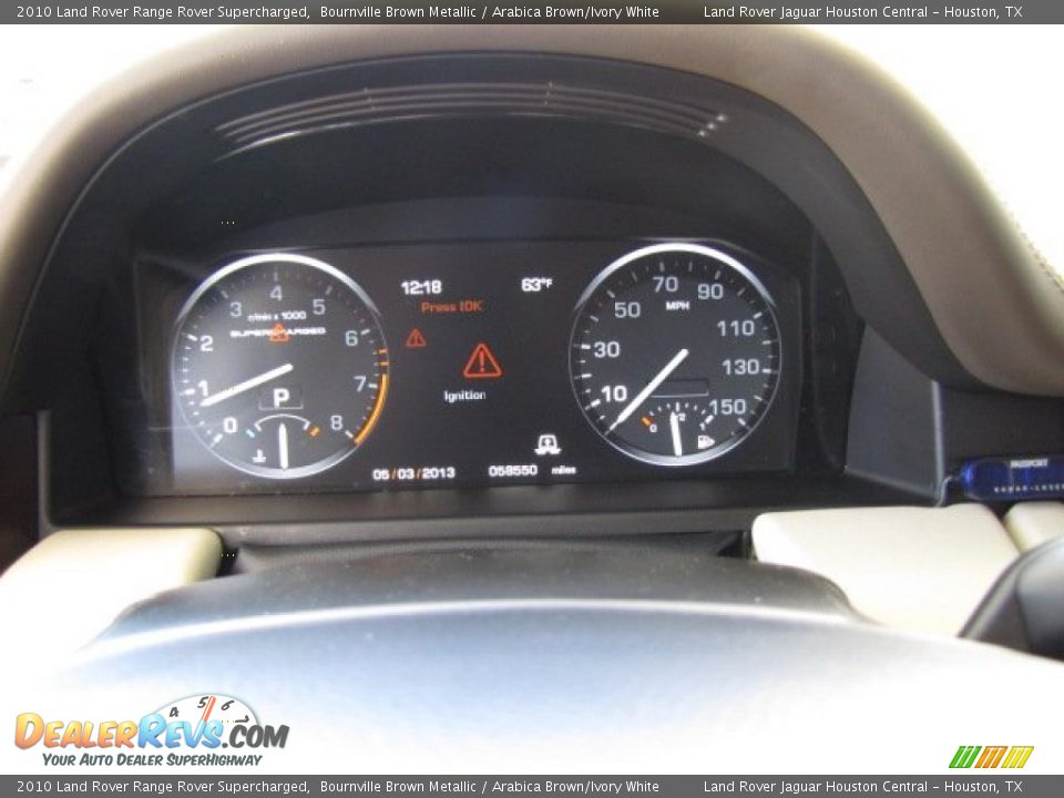 2010 Land Rover Range Rover Supercharged Gauges Photo #32