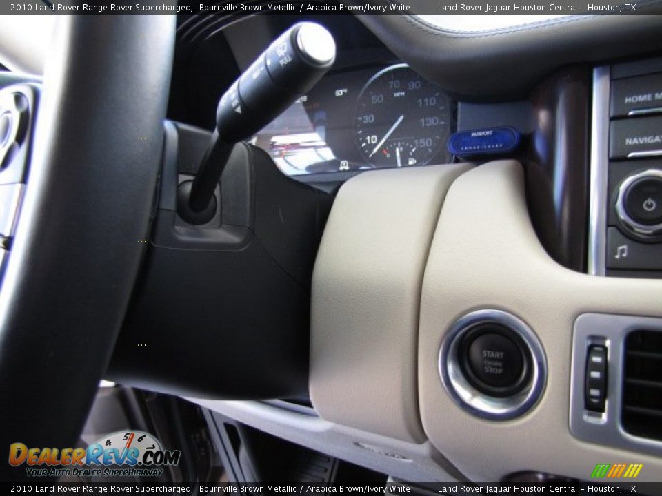 2010 Land Rover Range Rover Supercharged Bournville Brown Metallic / Arabica Brown/Ivory White Photo #34