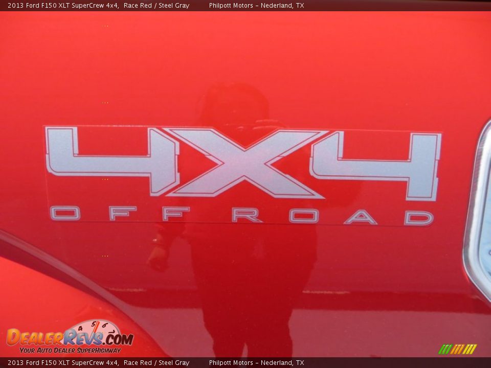 2013 Ford F150 XLT SuperCrew 4x4 Race Red / Steel Gray Photo #9