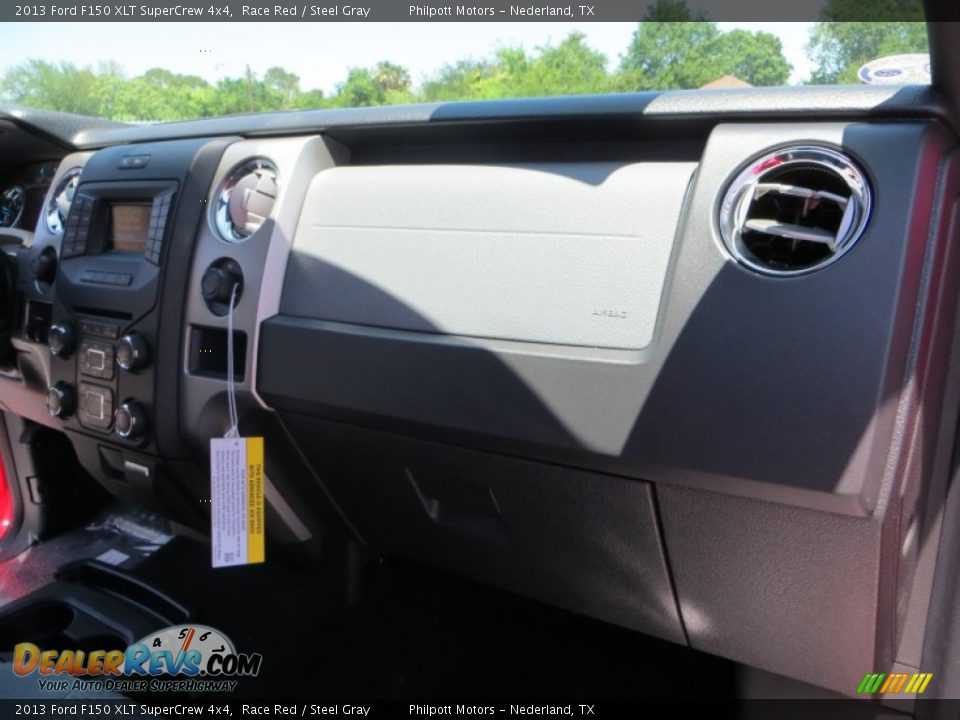 2013 Ford F150 XLT SuperCrew 4x4 Race Red / Steel Gray Photo #22