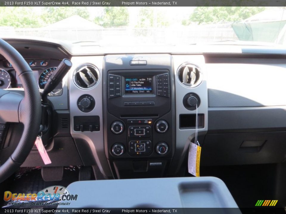 2013 Ford F150 XLT SuperCrew 4x4 Race Red / Steel Gray Photo #29
