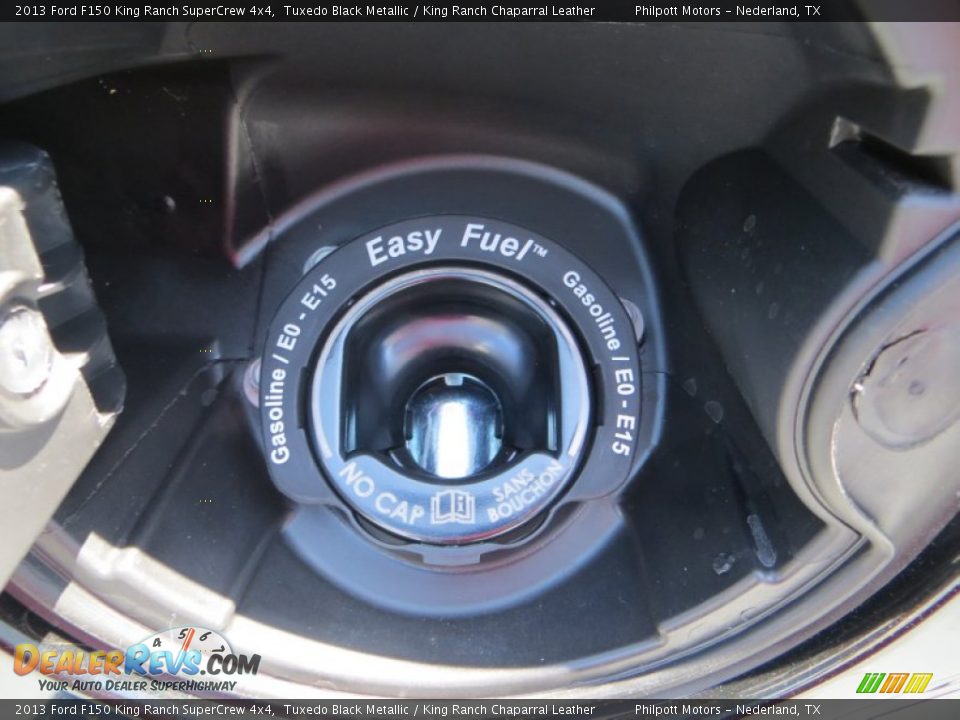 2013 Ford F150 King Ranch SuperCrew 4x4 Tuxedo Black Metallic / King Ranch Chaparral Leather Photo #19