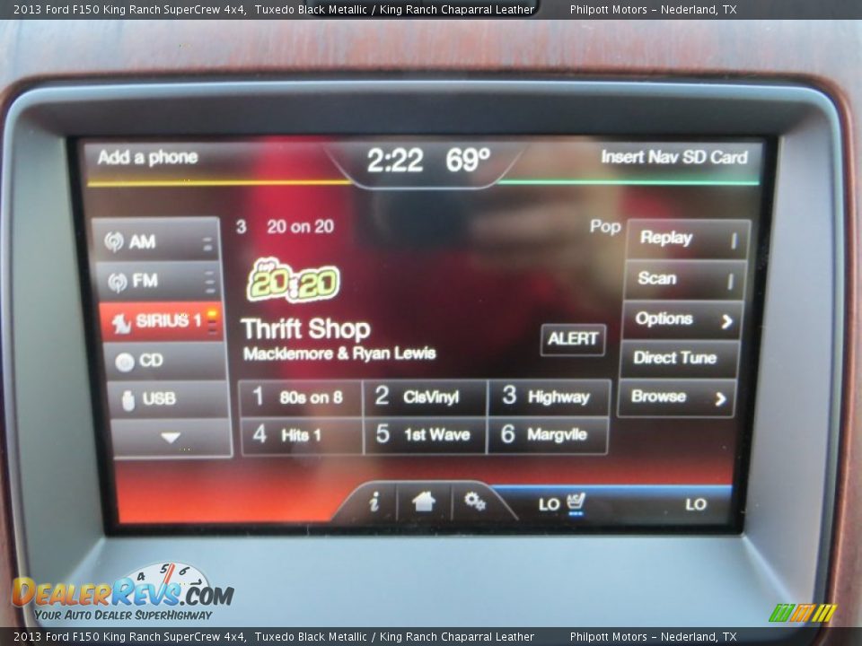 2013 Ford F150 King Ranch SuperCrew 4x4 Tuxedo Black Metallic / King Ranch Chaparral Leather Photo #30
