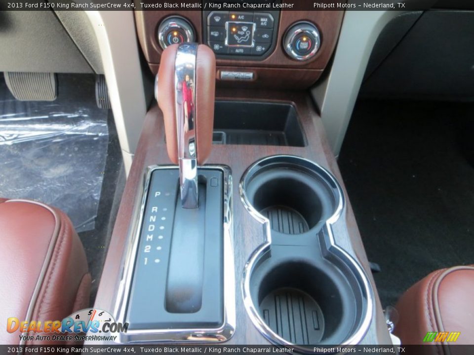 2013 Ford F150 King Ranch SuperCrew 4x4 Tuxedo Black Metallic / King Ranch Chaparral Leather Photo #32