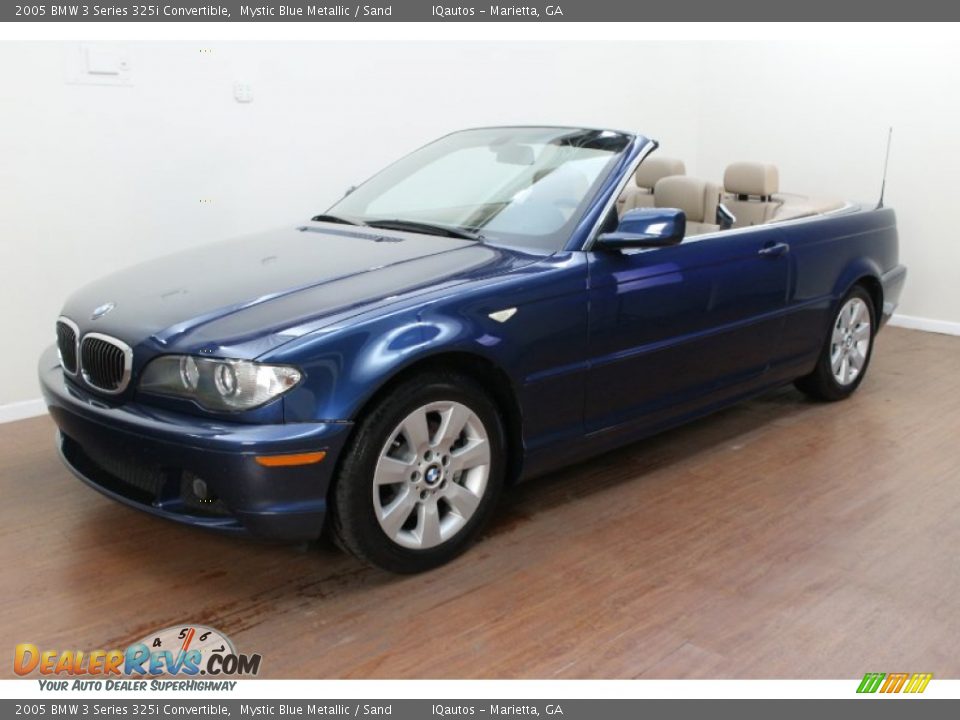 2005 BMW 3 Series 325i Convertible Mystic Blue Metallic / Sand Photo #1