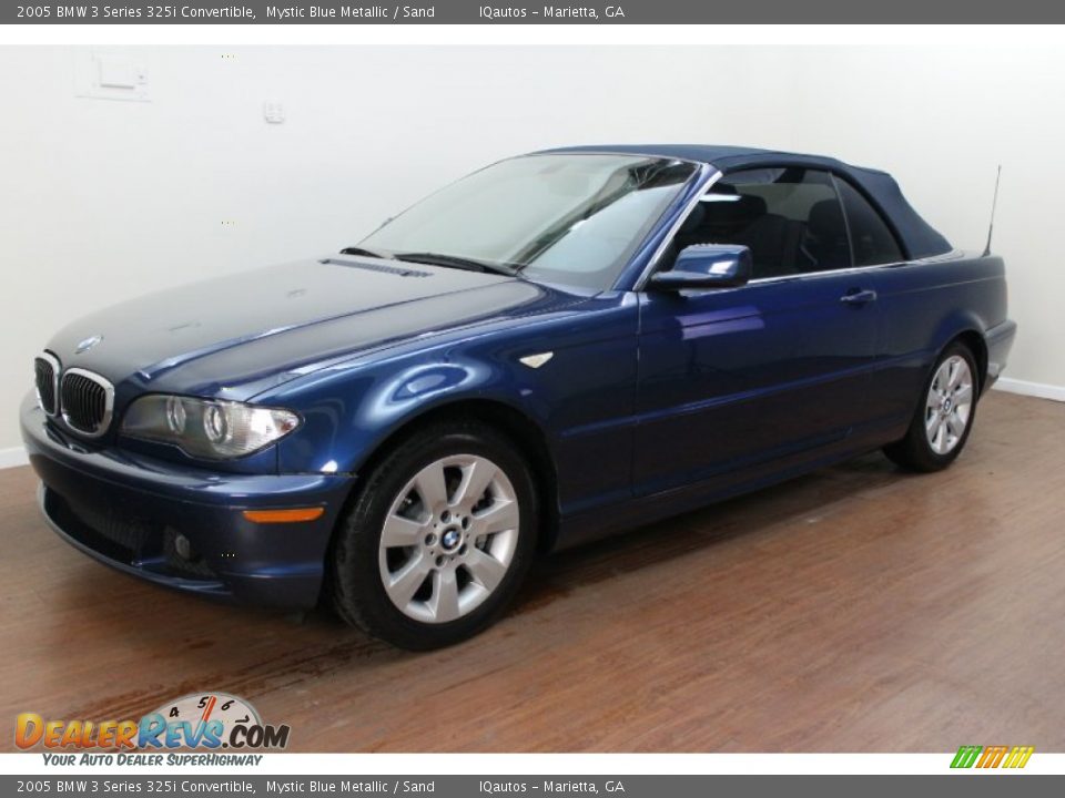 2005 BMW 3 Series 325i Convertible Mystic Blue Metallic / Sand Photo #2