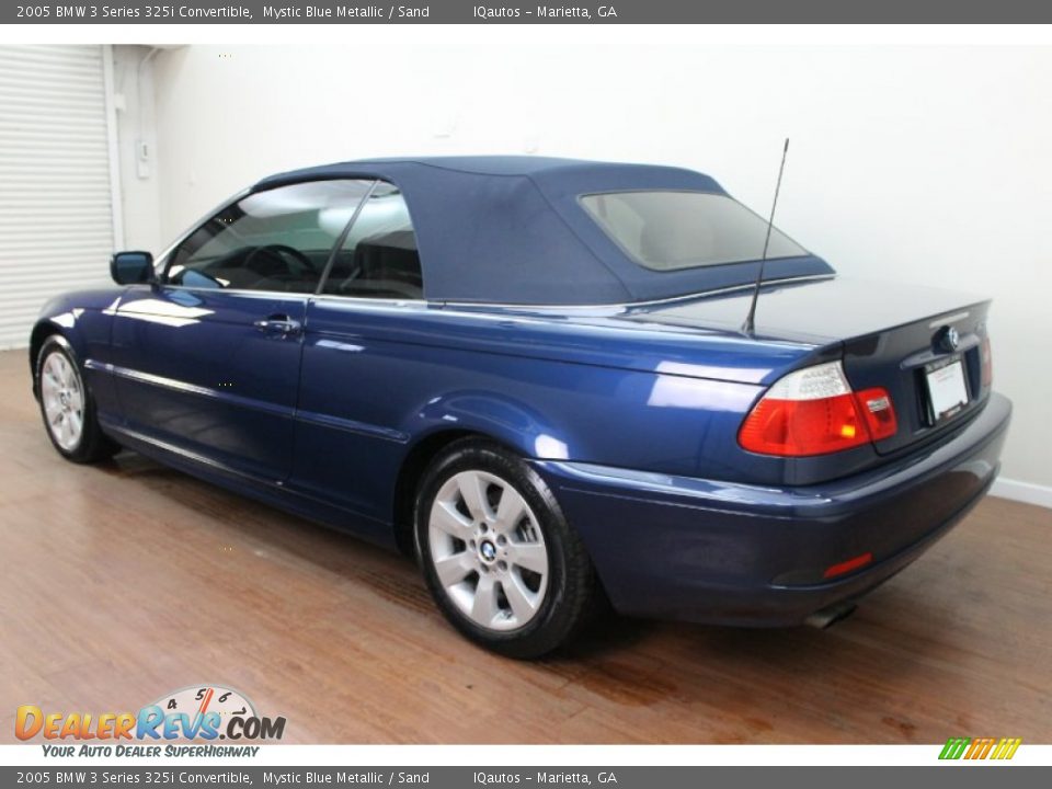 2005 BMW 3 Series 325i Convertible Mystic Blue Metallic / Sand Photo #8