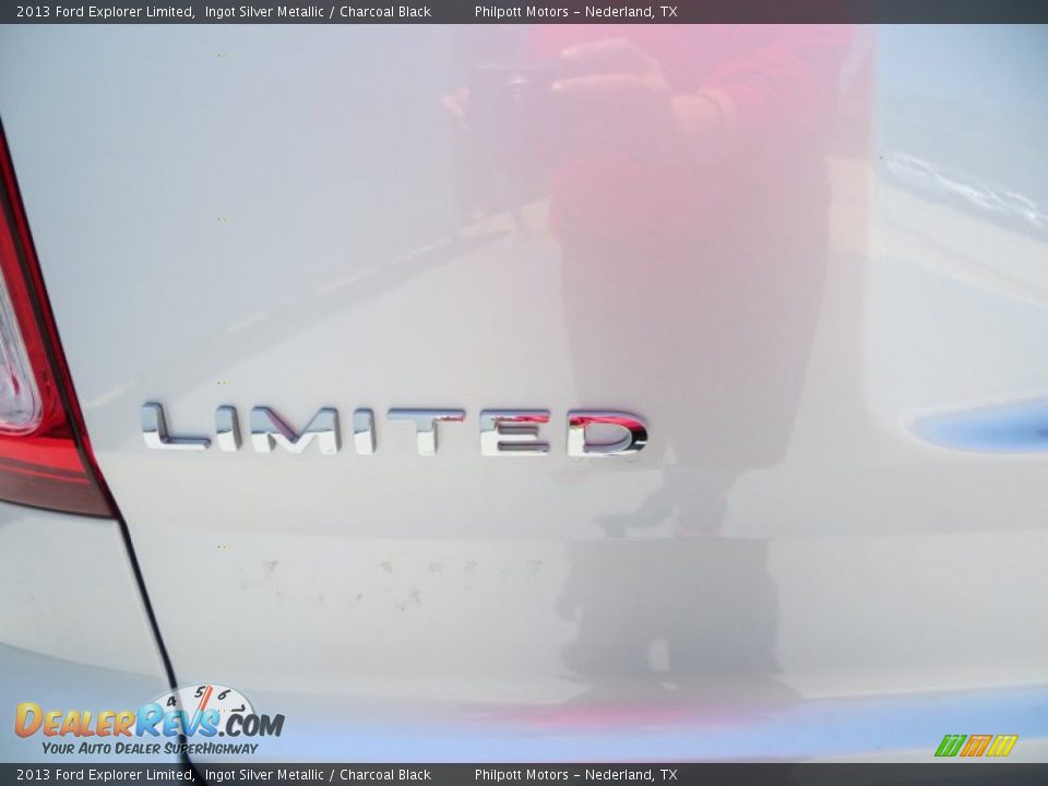 2013 Ford Explorer Limited Ingot Silver Metallic / Charcoal Black Photo #6